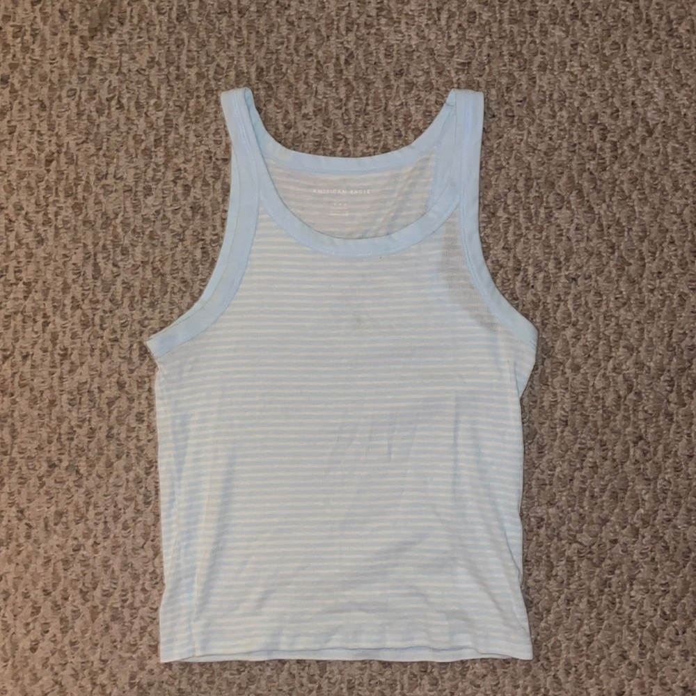 Striped American Eagle Tank Top size M